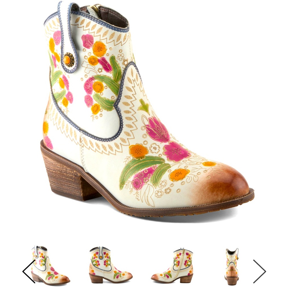 Spring Step L'Artiste Women's Galop Boot - White